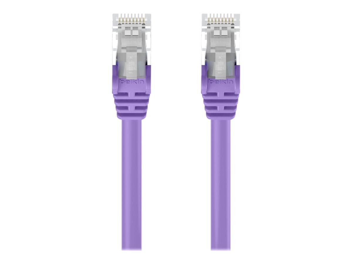 Belkin Cable;CAT5;Patch;2FT;Purple 